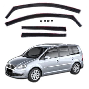 J&J Automotive GP Okenski deflektorji za Volkswagen Touran 5 vrata 2003-2015 4 kosa