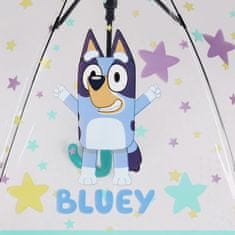 sarcia.eu Bluey Otroški dežnik ZA DEKLICE, ZLOŽLJIV prozoren AVTOMATSKI dežnik