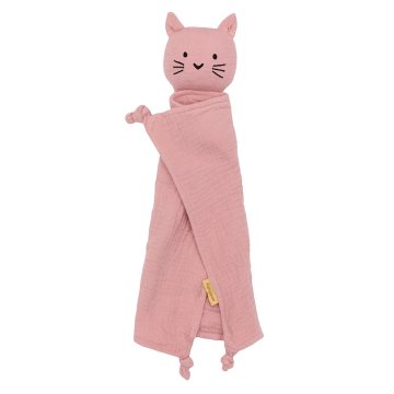 NEW BABY Cat roza muslin spalnik