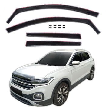 J&J Automotive GP Okenski deflektorji za VW T-Cross 2019-Nad 4 kosa