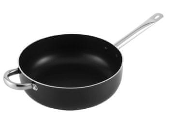 CS Kochsysteme Globoka ponev s protiprijemno površino Solaris Pro, 32 cm