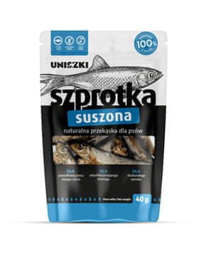 slomart UNISZKI Posušeni ščuk - priboljšek za pse - 40 g