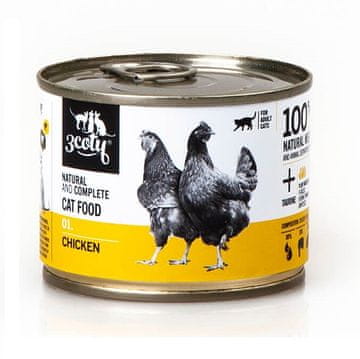 slomart 3COTY 01 Piščanec mokra hrana za mačke, 180g