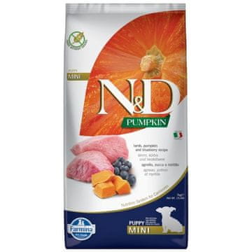 Farmina Farmina N&D Pumpkin Lamb&Blueberry Puppy Mini pasja hrana 7kg