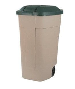 Curver Curver 176805 pravokotni zabojnik, 110 L, bež/zelen