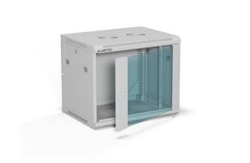 slomart ALANTEC Rack omara 19" 9U 600x450, siva, ploščato pakirana