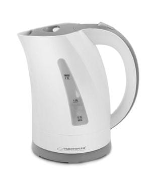 Esperanza Esperanza EKK022, električni kuhalnik vode, 1.7 L, 2200 W, siv, bel