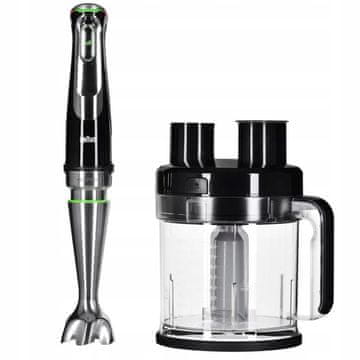 BRAUN Braun MultiQuick 9 MQ 9187XLI palični mešalnik 1200 W, črna/nerjaveče jeklo