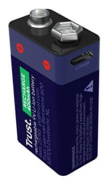 Trust Trust USB-C polnilna 9V baterija
