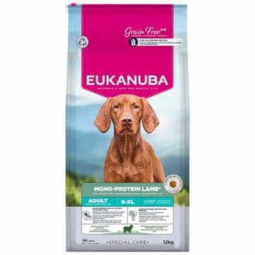 Eukanuba EUKANUBA Special Care Mono-Protein Adult Lamb Mono - pasja hrana - 12kg
