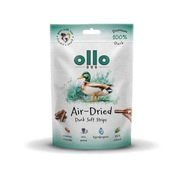 slomart OLLO Air-Dried Duck strips - pasja poslastica - 80g
