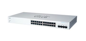 Cisco Cisco Business 220 Series CBS220-24T-4 Stikalo - 24x 1GbE, 4x SFP, Upravljano, Belo