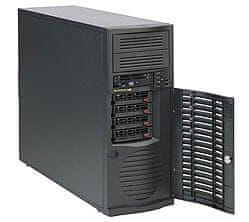 SuperMicro Supermicro SuperChassis 733TQ-668B Midi Tower ohišje, črno, 668W napajalnik