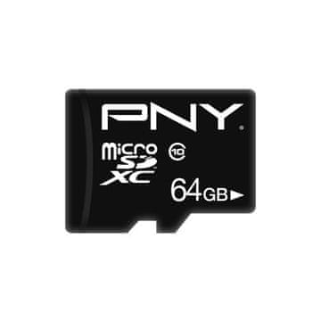 PNY MicroSD kartica PNY Performance Plus 64 GB Class 10