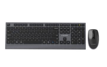 Gembird Gembird KBS-WPS-02 duo set, tipkovnica + miška, črn