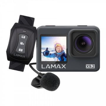 LAMAX Lamax LAMAXX92 akcijska športna kamera, 16 MP, 4K Ultra HD, Wi-Fi, 65 g, črna