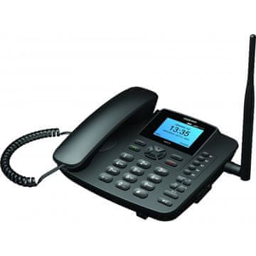 MaxCom MaxCom Comfort MM41D žični telefon s prikazom klicatelja, črn