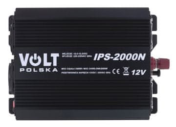 2.000 MAGIERA IPS 2000 N pretvornik napetosti 12V/230V, 1000W/2000W, črn