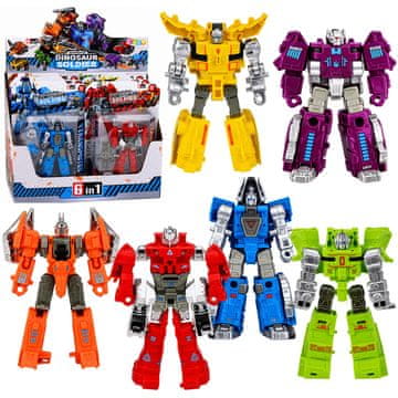 Robot Robot Dinozaver 2v1 LEAN TOYS, premični elementi, figurica