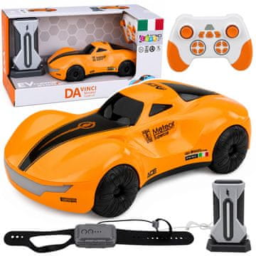 slomart LEAN TOYS RC avto Stacja Światła Dym 1:16, oranžni, z gestami