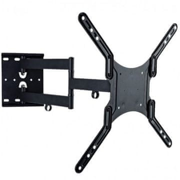 slomart Techly 964040 TV stenski nosilec 23-55" dvojno roko, 45kg, črn