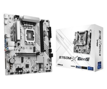 slomart ASRock B760M-X Gen5 matična plošča s1700 mATX