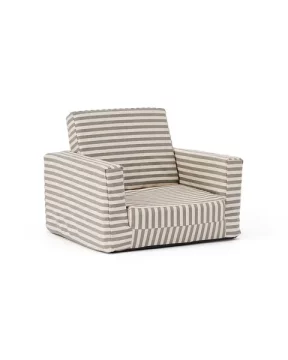 Kids Concept Zložljiv fotelj, stripe