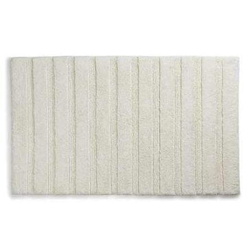 Kela Kopalniška preproga KL-23582 Megan 80x50 cm bombaž sivo-bela