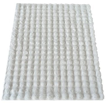 Dywanopol Kos preproge MERLIN 3D bela, 160 x 200 cm