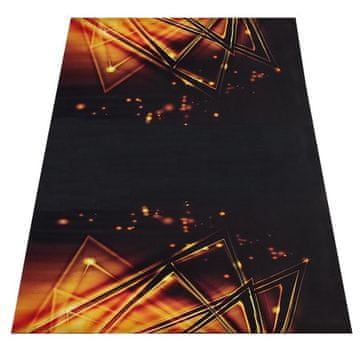 Dywanopol Kos preproge ČRNO IN ZLATO DN 14, 160 x 220 cm