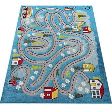 Dywanopol Kos preproge Color Kids 02 modra, 100 x 150 cm