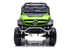 AUTONA LEAN CARS Mercedes Unimog 4x4 otroški avto na akumulator, zelen