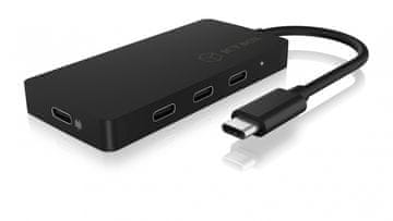 HUB IcyBox IB-HUB1429-CPD USB-C Hub, 3x USB-C, 1x USB-C PD do 100W