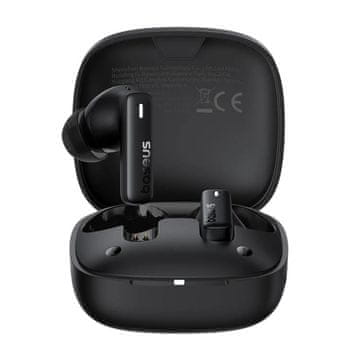 slomart Baseus BOWIE E19 Bluetooth 5.3 slušalke, črne