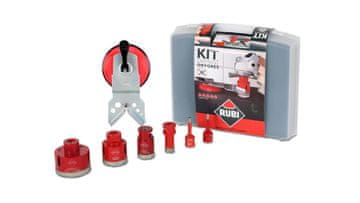 slomart RUBI 50996 set svedrov za kamen 6 kosov, rdeč