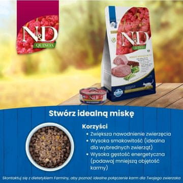 Farmina FARMINA N&D Quinoa Weight Management Lamb mačja hrana 5kg