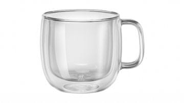 slomart ZWILLING 39500-113-0 Steklen kozarec za kavo, prozoren, 2 kosa, 450 ml