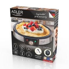 Adler ADL Aparat za palačinke Camry AD 3058, 1600 W, črn/nerj.jeklo