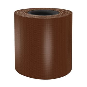 slomart Ograjni trak C.FENCE s sponkami, rjav, 19cm x 35m