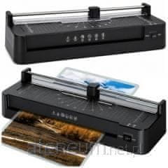 slomart Laminator s folijo in giljotino 3v1, A3, črn