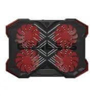 slomart Podloga za hlajenje prenosnika GENESIS OXID 260, 15,6-17,3" s 4 ventilatorji