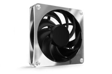 Alphacool Alphacool Apex Stealth Metall računalniški ventilator 12 cm krom 1 kos