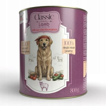 Syta Micha Vlažna pasja hrana SMH SYTA MICHA Classic Mono Jagnjetina z bučkami - 800 g