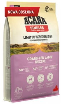 Acana ACANA Singles Grass-Fed Lamb suha hrana za pse, 6kg