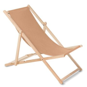 slomart Leseni stol GreenBlue GB183, svetlo rjav
