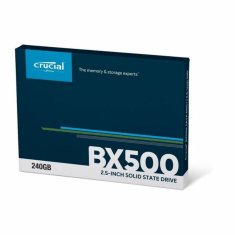 Crucial SSD disk 240 GB BX500 SATA 3 TLC 3D CT240BX500SSD1