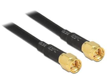 Delock DLC koaksialni kabel LMR195, 5m, črn