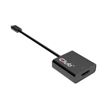 Club 3D CLUB3D USB 3.1 Type C na HDMI 2.0 UHD 4K 60Hz aktivni adapter, črn