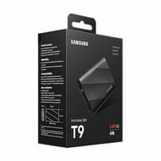 Samsung SSD disk 1TB zunanji T9 USB 3.2 Gen2x2 V-NAND UASP črn MU-PG1T0B/EU