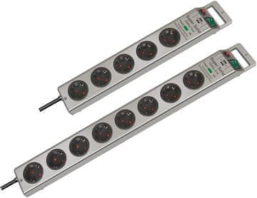Brennenstuhl Brennenstuhl BN-SPB120 produžni kabel, 2,5m, 5 utičnica, srebrni
